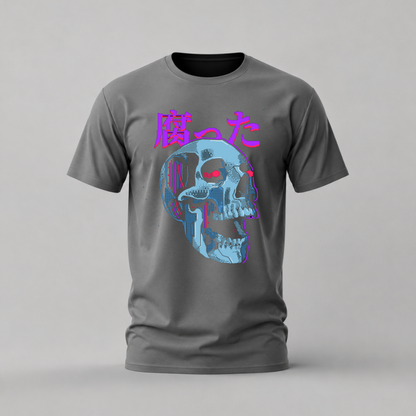 ROTTEN SKULL Graphic T-Shirt