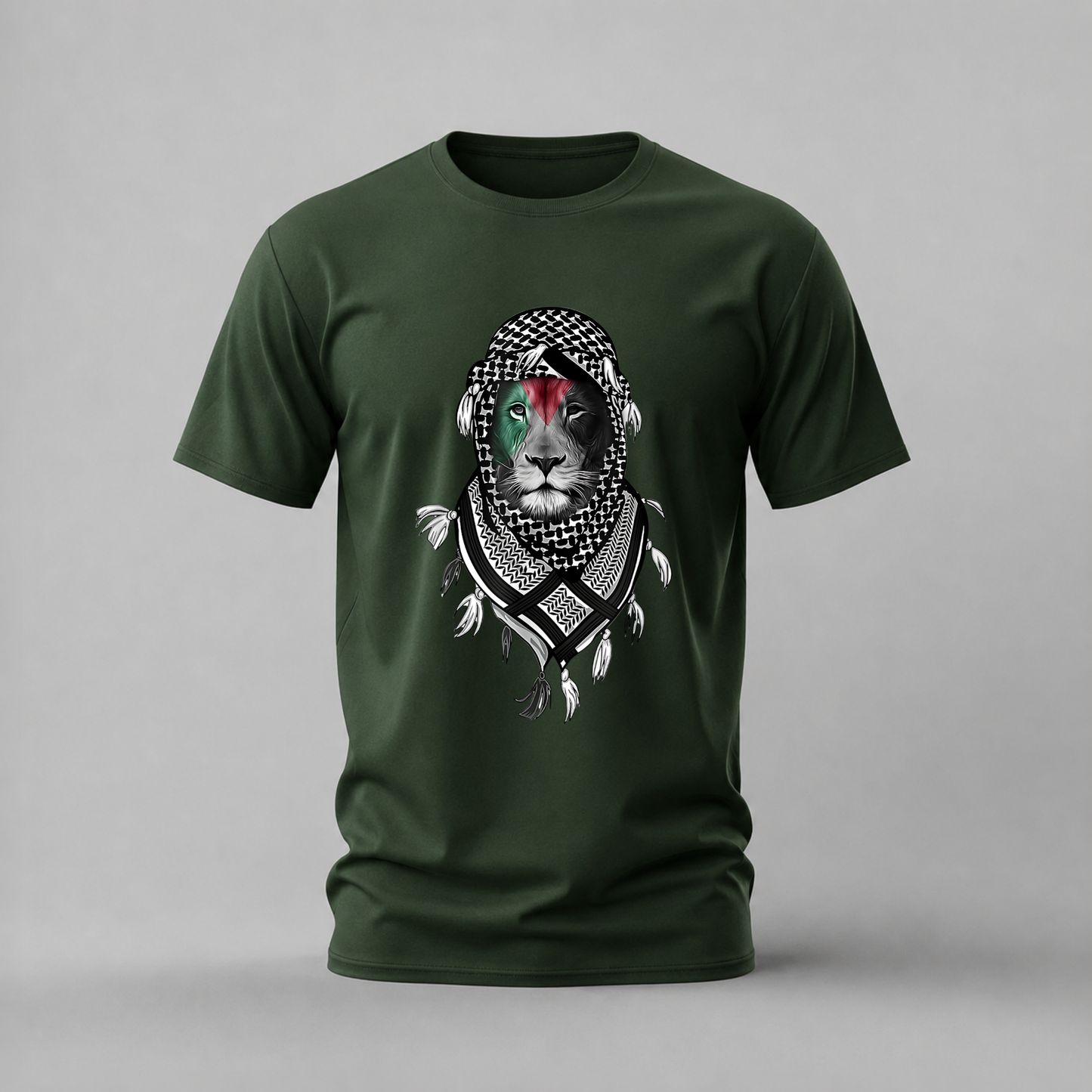 PALESTINE LION Graphic T-Shirt