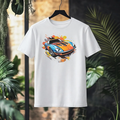 COLORFUL SPORTS CAR Graphic T-Shirt
