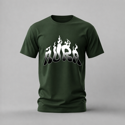 AURA Flame Graphic T-Shirt