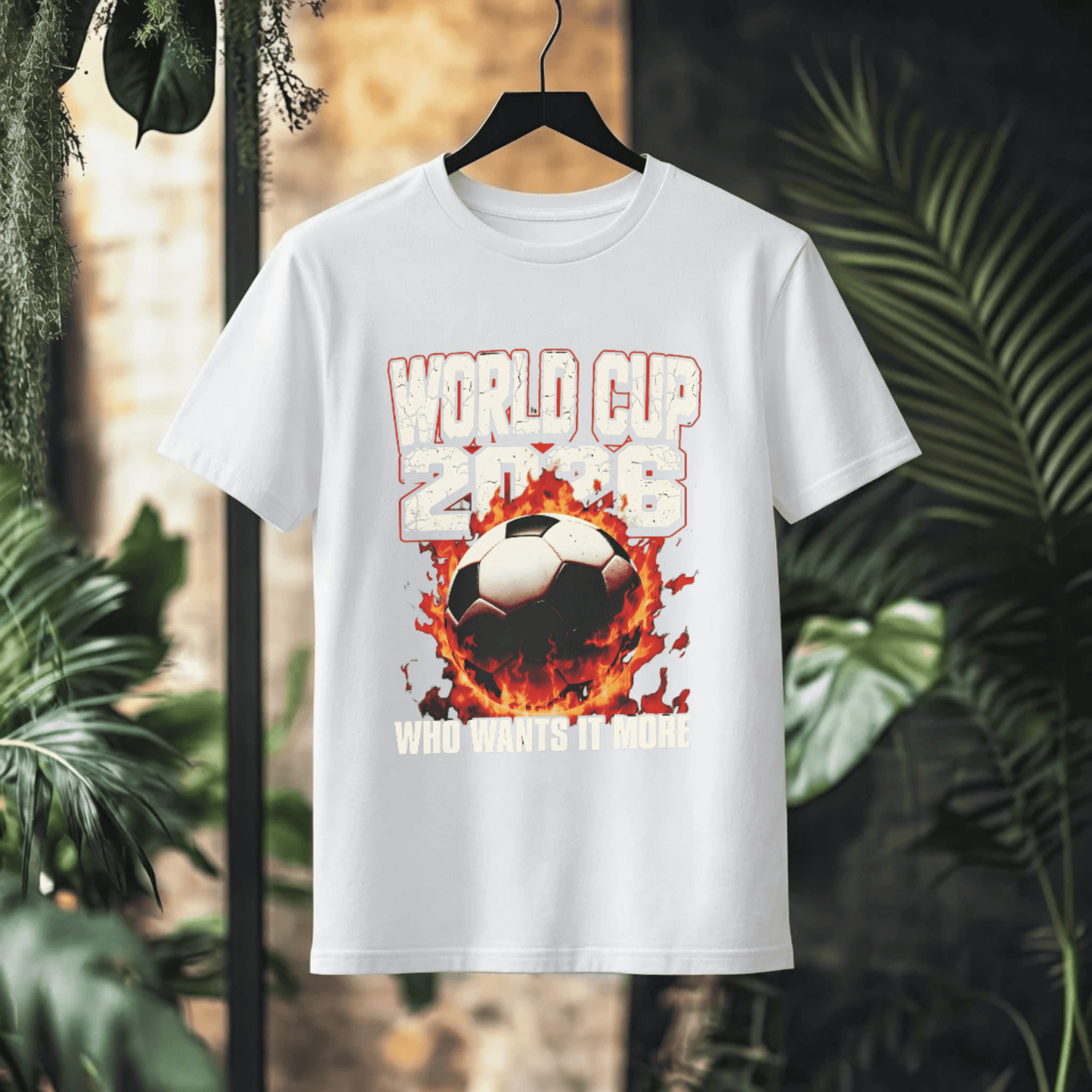 WORLD CUP 2026 Flaming Ball Graphic T-Shirt