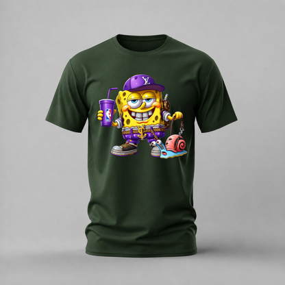 LV SPONGEBOB Graphic T-Shirt