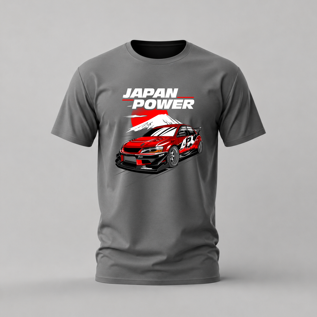 RED MITSUBISHI EVO Graphic T-Shirt