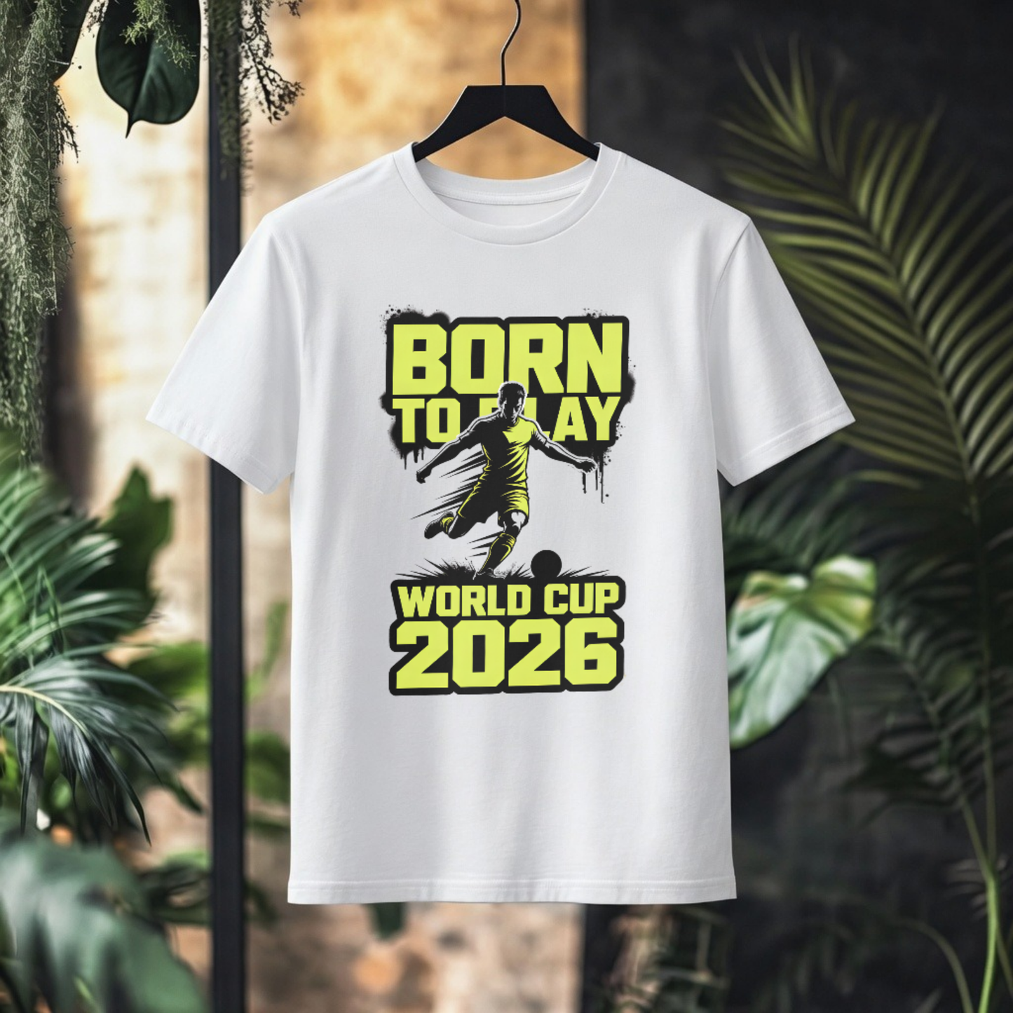 BORN TO PLAY World Cup 2026 Graphic T-Shirt