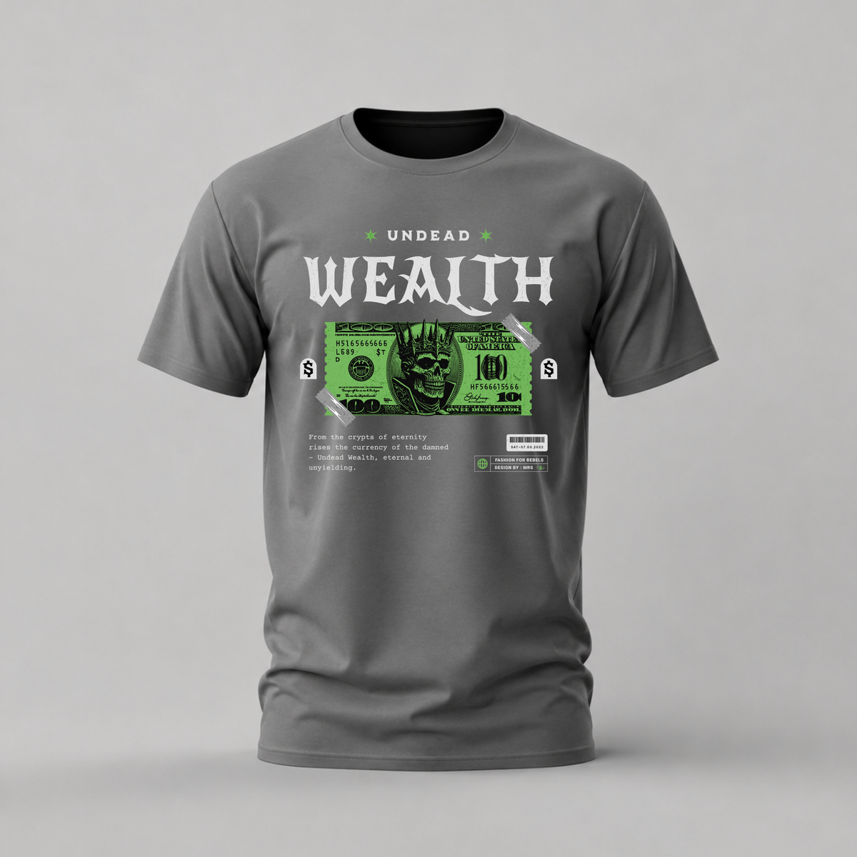 UNDEAD WEALTH Graphic T-Shirt