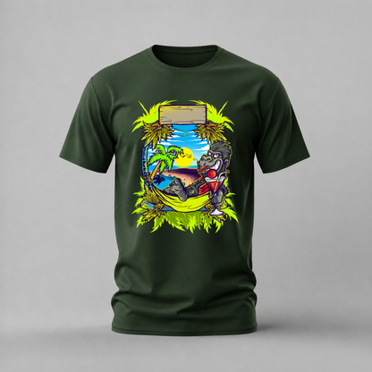 TROPICAL GORILLA Graphic T-Shirt