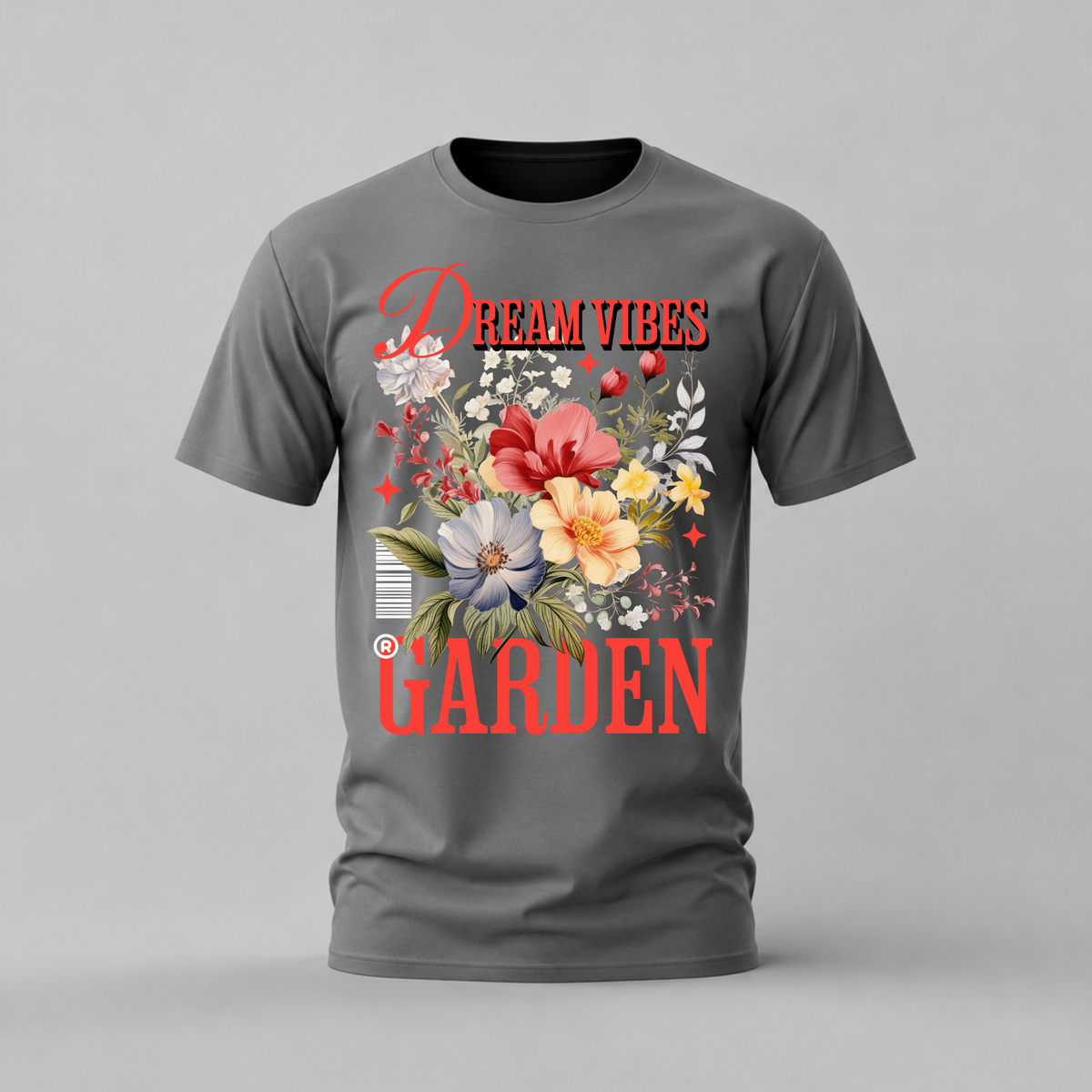 DREAM VIBES GARDEN Graphic T-Shirt