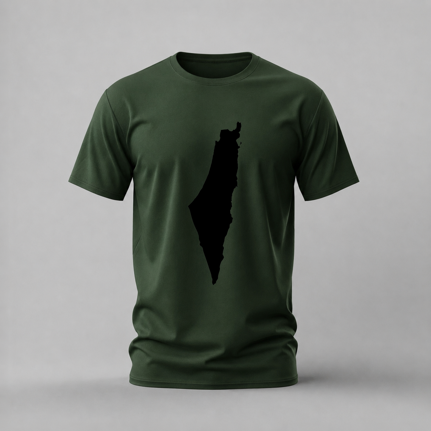 PALESTINE Filled Map Graphic T-Shirt
