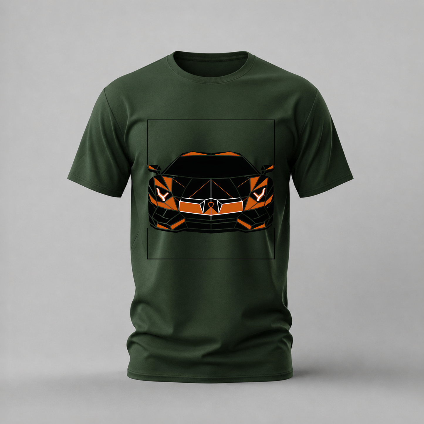 LAMBORGHINI Low Poly Graphic T-Shirt