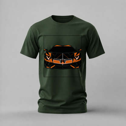 LAMBORGHINI Low Poly Graphic T-Shirt