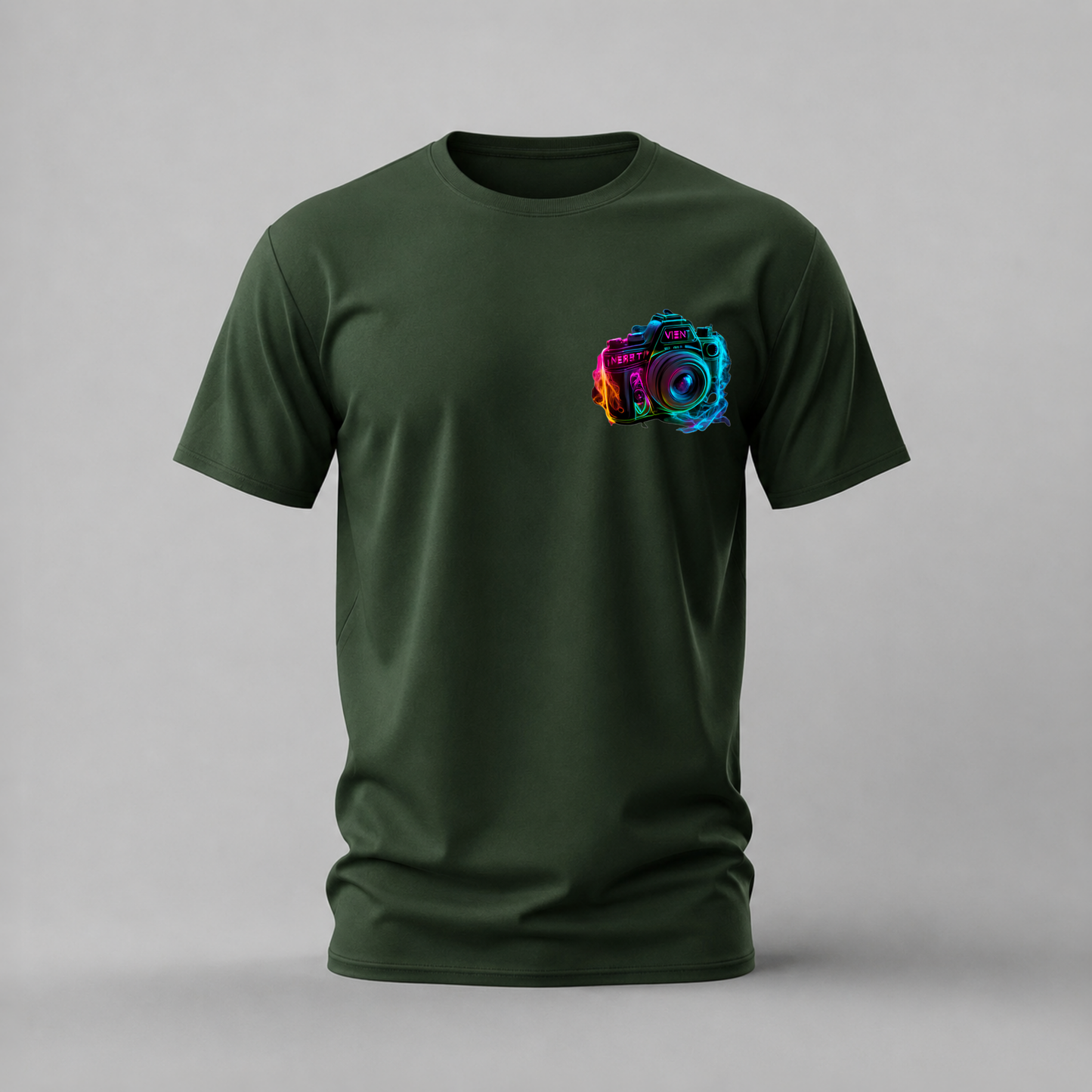 NEON CAMERA Graphic T-Shirt