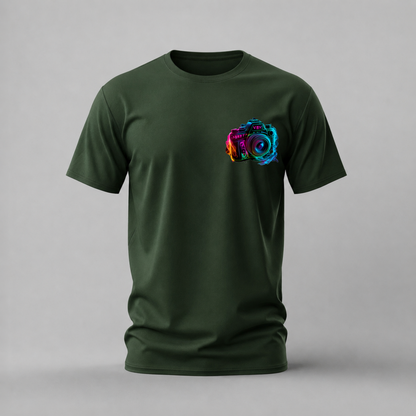 NEON CAMERA Graphic T-Shirt