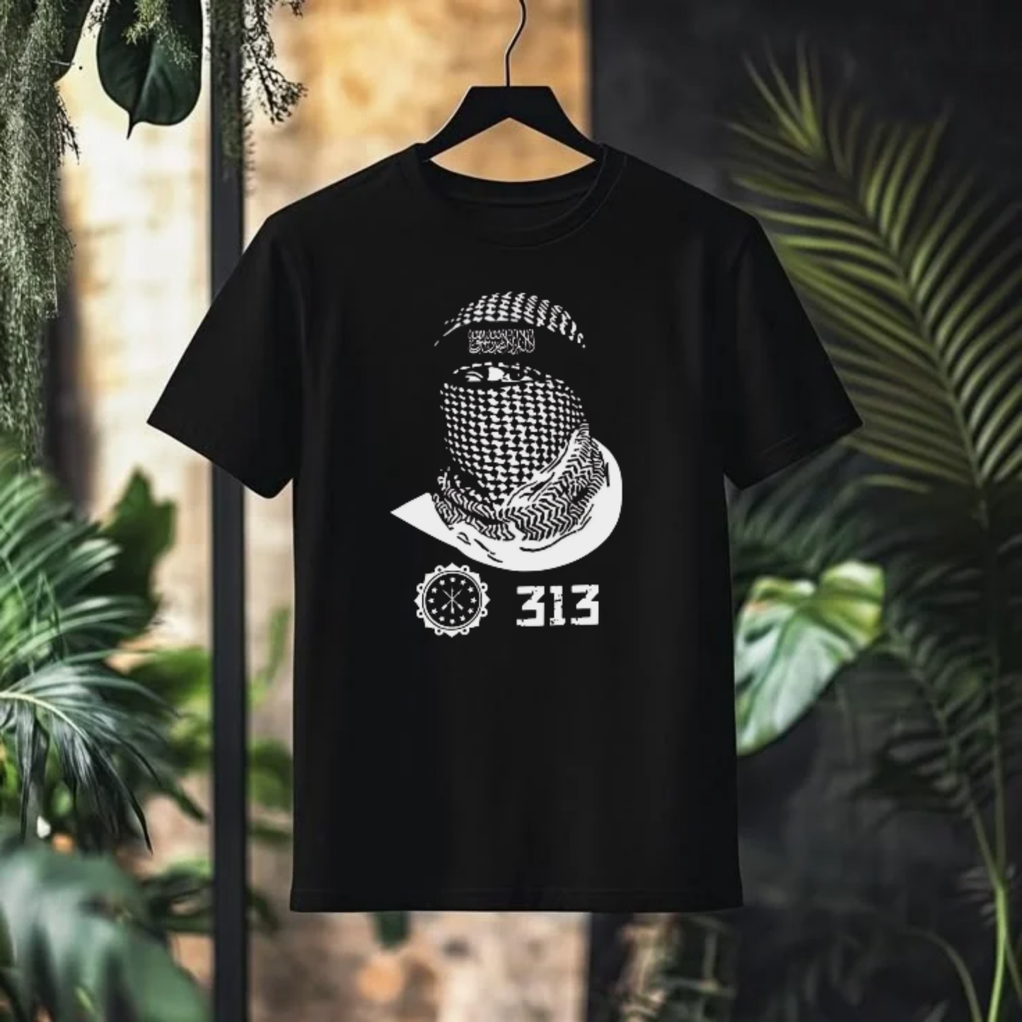 313 KEFFIYEH Graphic T-Shirt