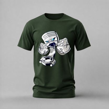 KAWS Style Piston Graphic T-Shirt