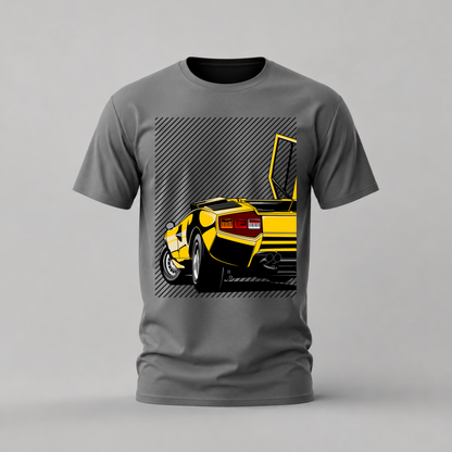 YELLOW LAMBORGHINI COUNTACH Graphic T-Shirt