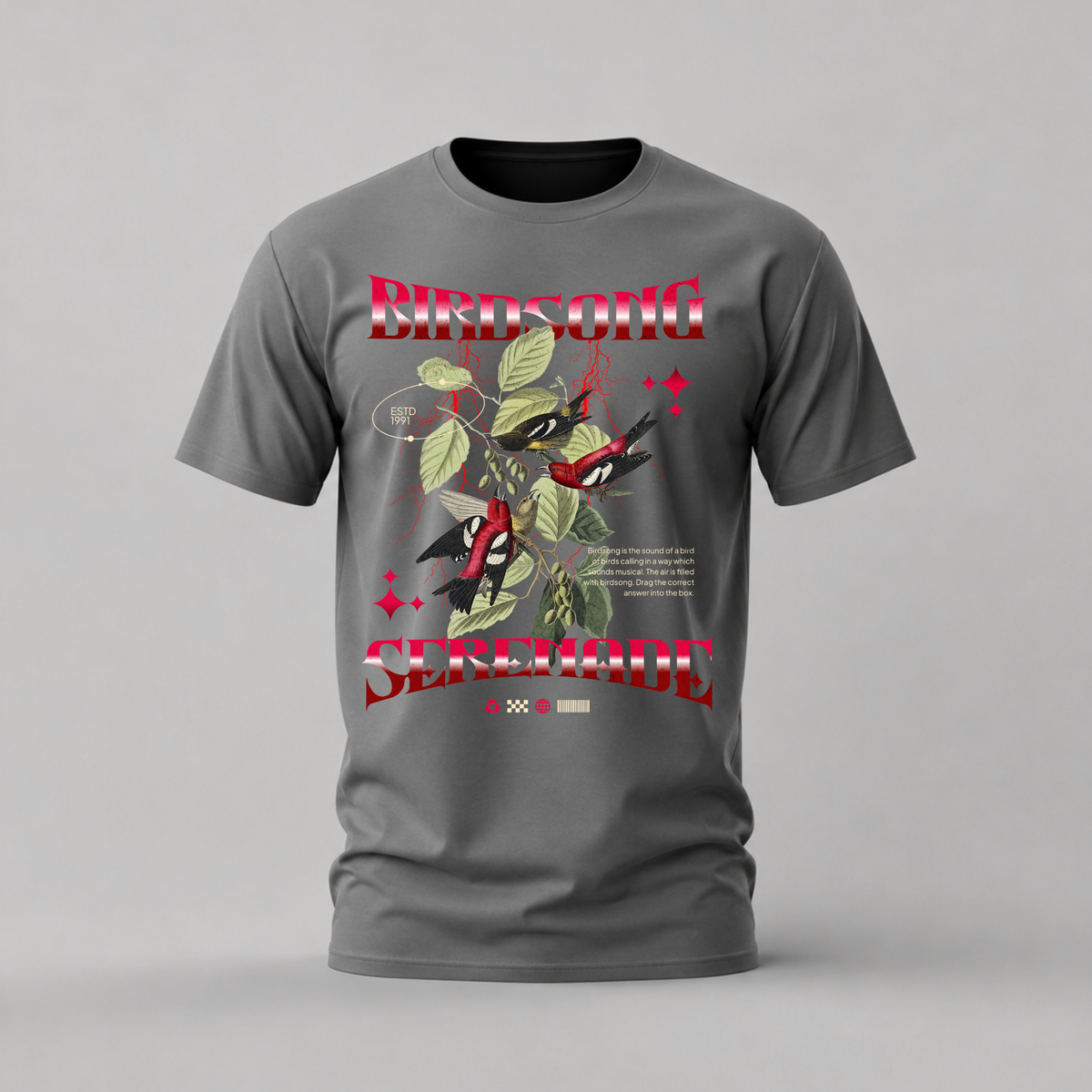 BIRDSONG SERENADE Graphic T-Shirt