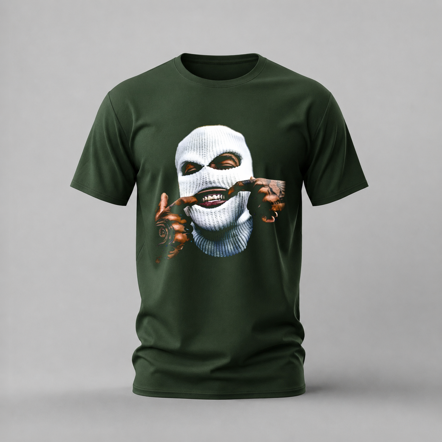 SKI MASK Balaclava Graphic T-Shirt