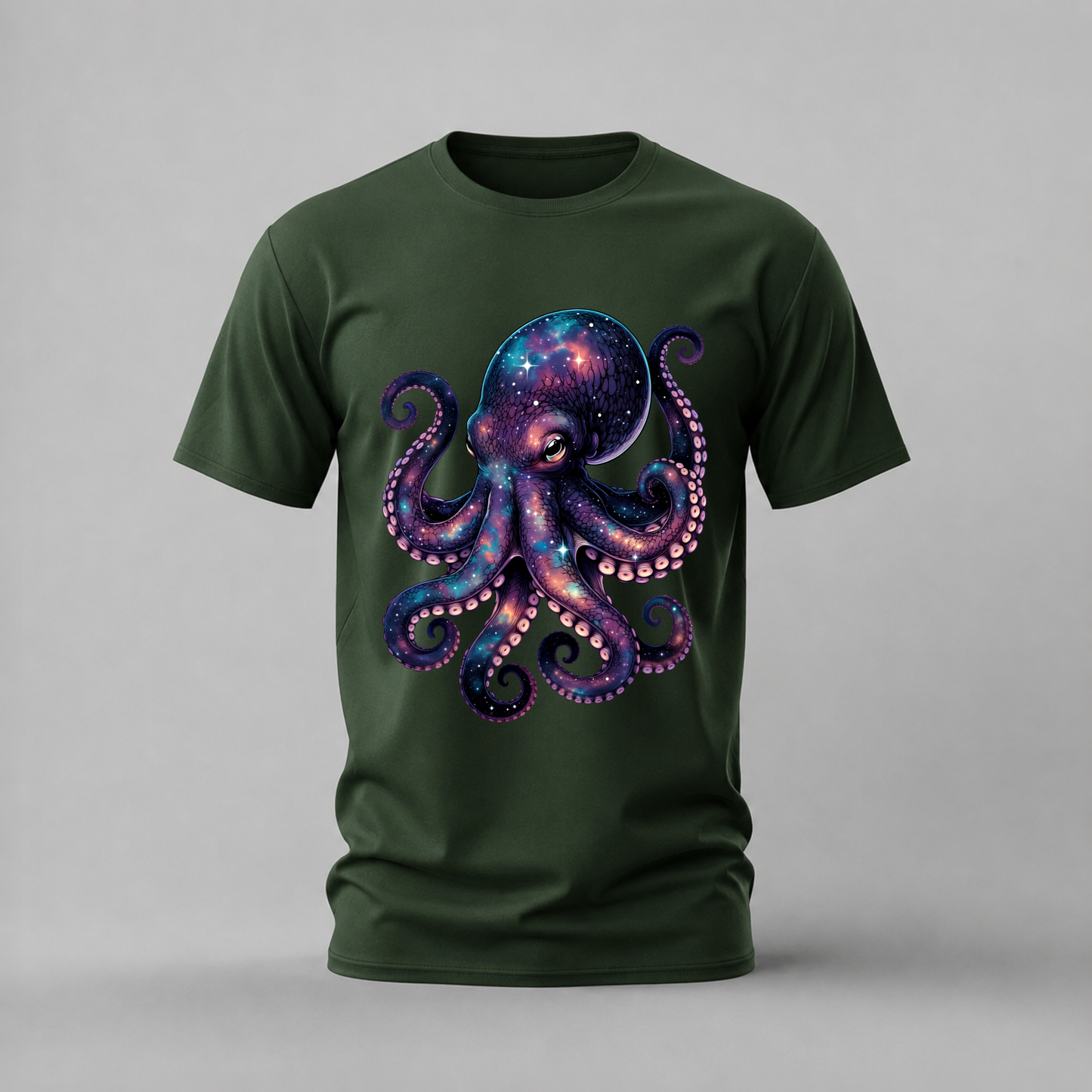 GALAXY OCTOPUS Graphic T-Shirt