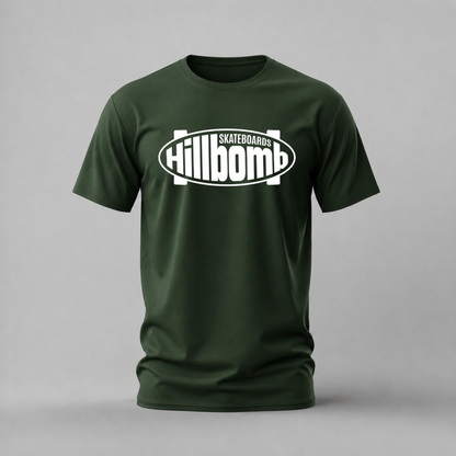 HILLBOMB SKATEBOARDS Logo Graphic T-Shirt