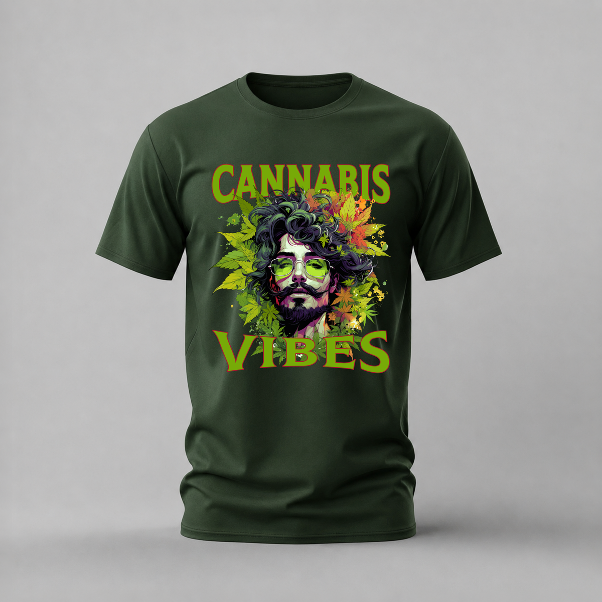 CANNABIS VIBES Graphic T-Shirt
