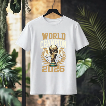 WORLD CHAMPION 2026 Trophy Graphic T-Shirt