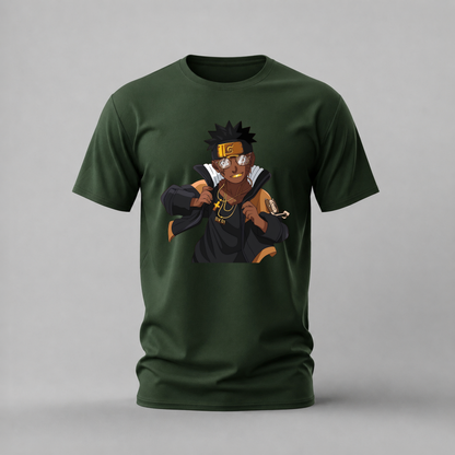 GOLD NARUTO Graphic T-Shirt