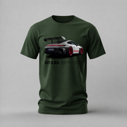 PORSCHE 911 GT3 RS Rear Graphic T-Shirt
