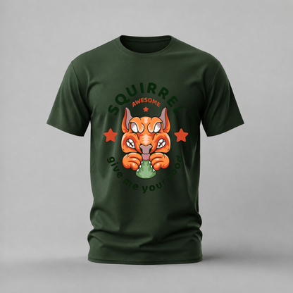 SQUIRREL AWESOME Graphic T-Shirt