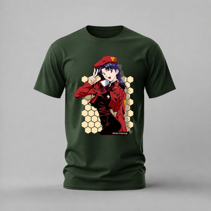 MISATO KATSURAGI Evangelion Graphic T-Shirt