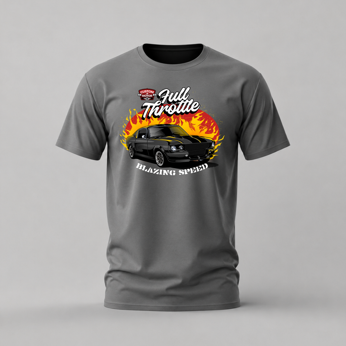 FULL THROTTLE MUSTANG Graphic T-Shirt