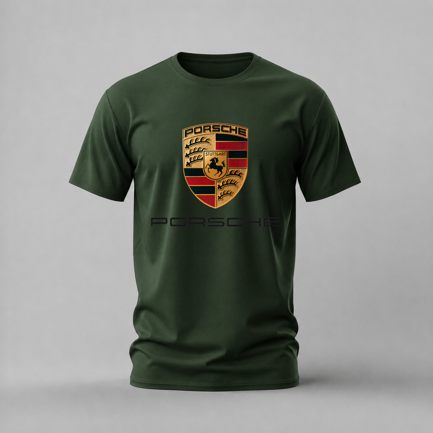PORSCHE Crest Logo Graphic T-Shirt