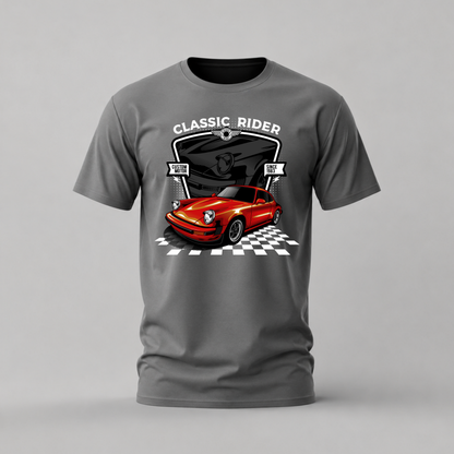 CLASSIC RIDER PORSCHE Graphic T-Shirt