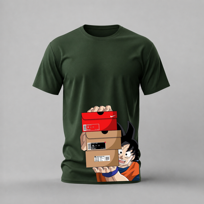 GOKU YEEZY BOXES Graphic T-Shirt