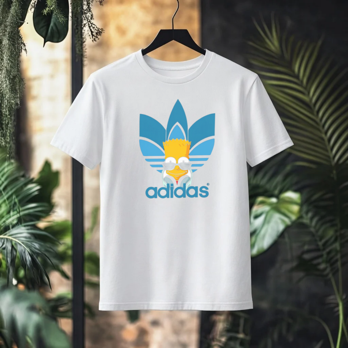 BART SIMPSON Adidas Logo Graphic T-Shirt