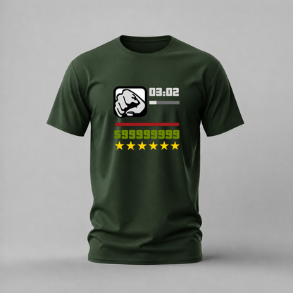 MAX MONEY GTA Style Graphic T-Shirt