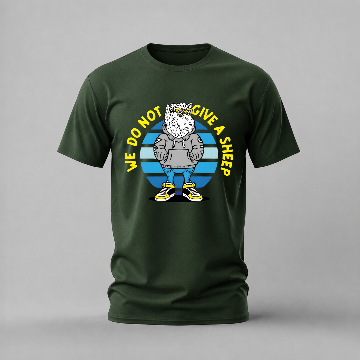 WE DO NOT GIVE A SHEEP Graphic T-Shirt