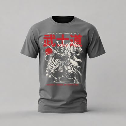 BUSHIDO SAMURAI TIGER Graphic T-Shirt
