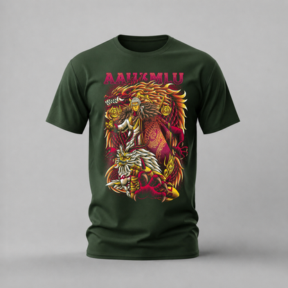 AAUKMLU DRAGON Graphic T-Shirt