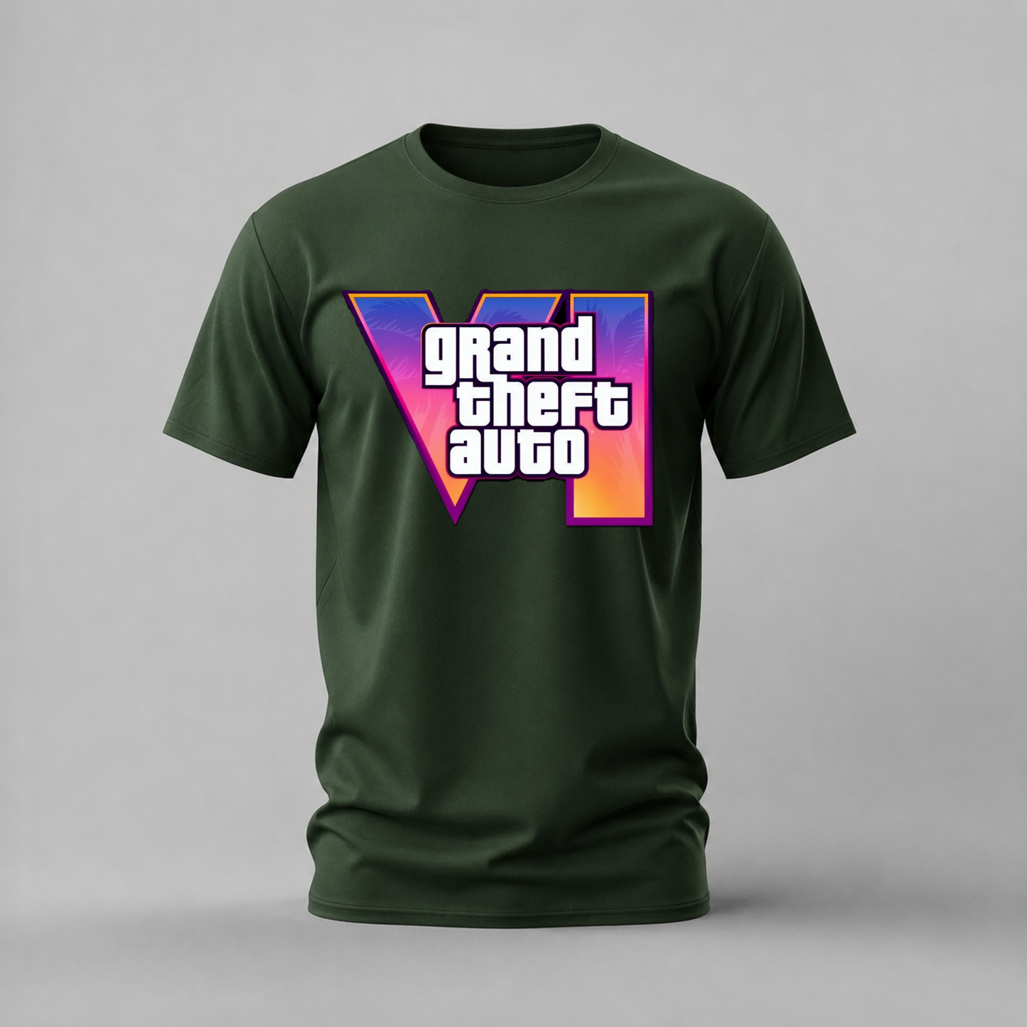 GRAND THEFT AUTO VI Logo Graphic T-Shirt