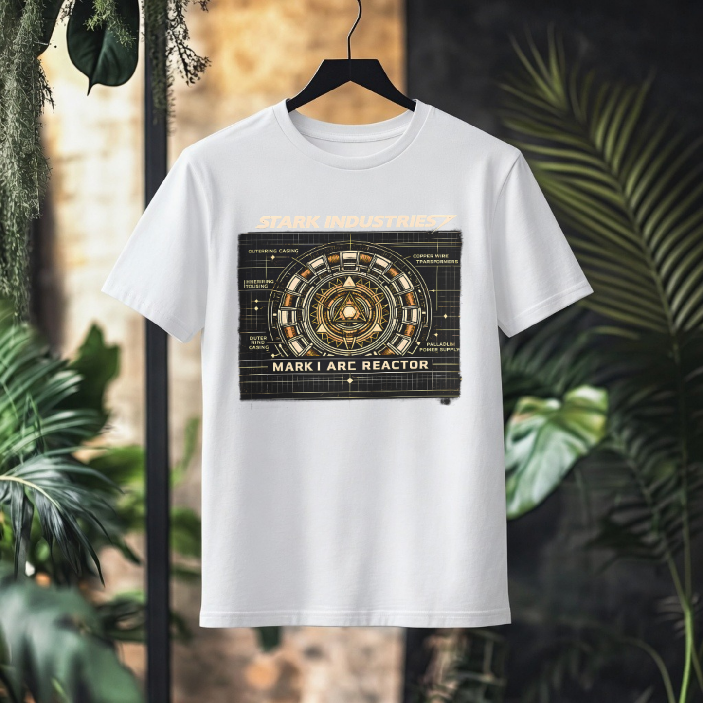 STARK INDUSTRIES Arc Reactor Graphic T-Shirt