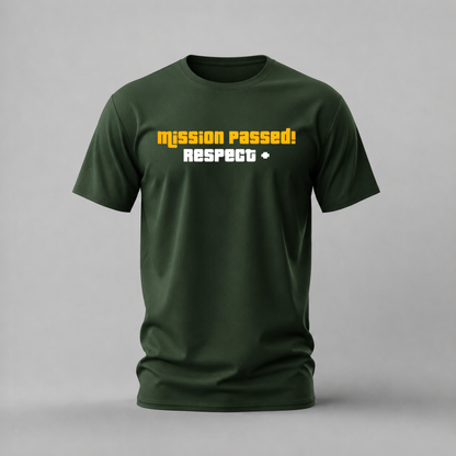 MISSION PASSED Respect Graphic T-Shirt