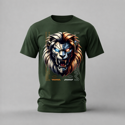 CYBER LION Graphic T-Shirt