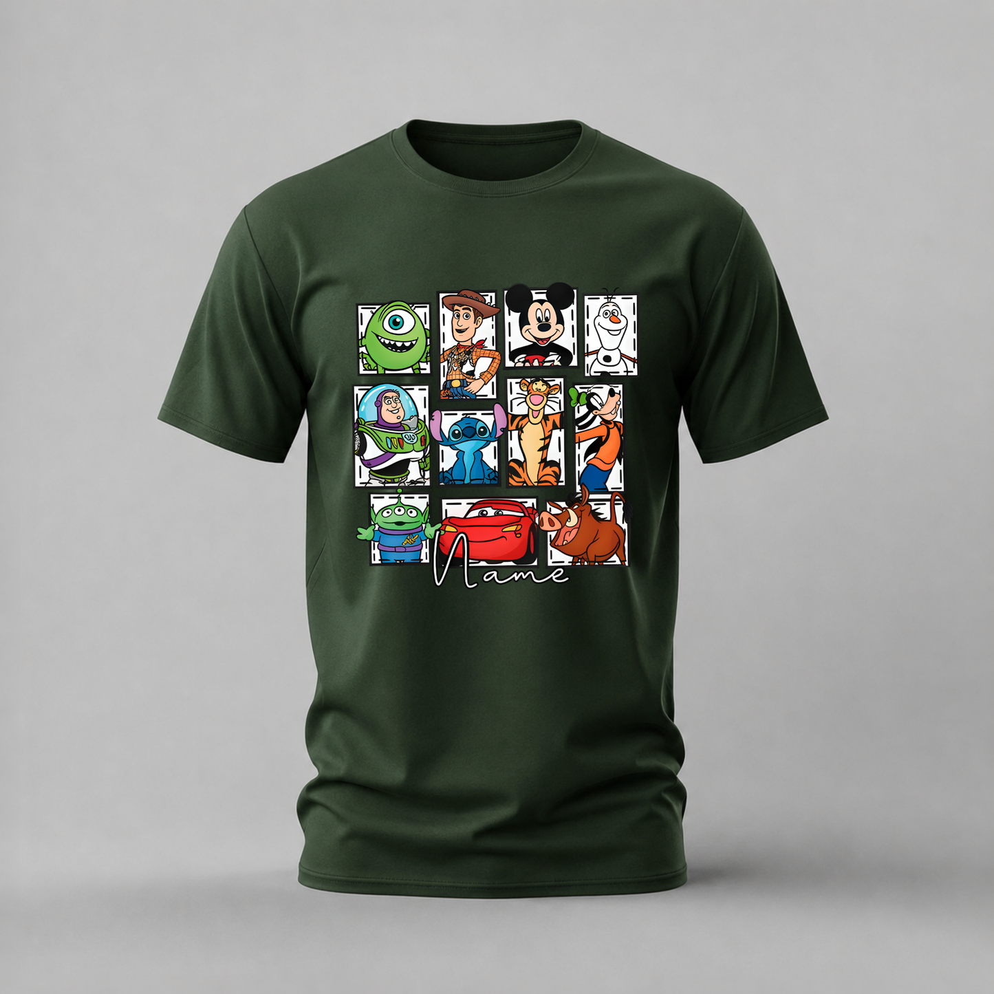 Disney Pixar Characters Collage T-Shirt