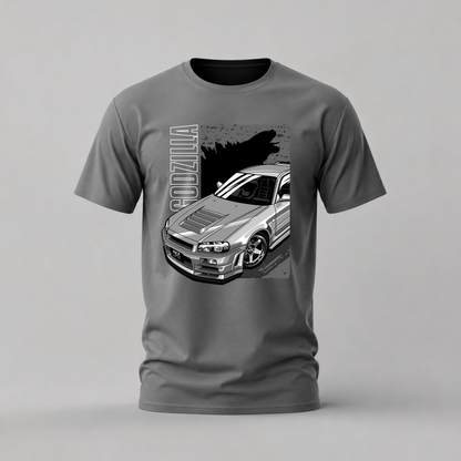 GODZILLA SHADOW GT-R Graphic T-Shirt