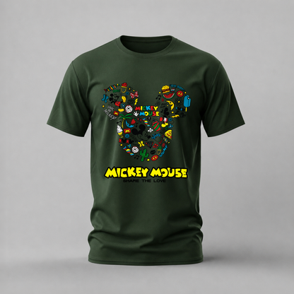 MICKEY MOUSE Doodle Graphic T-Shirt