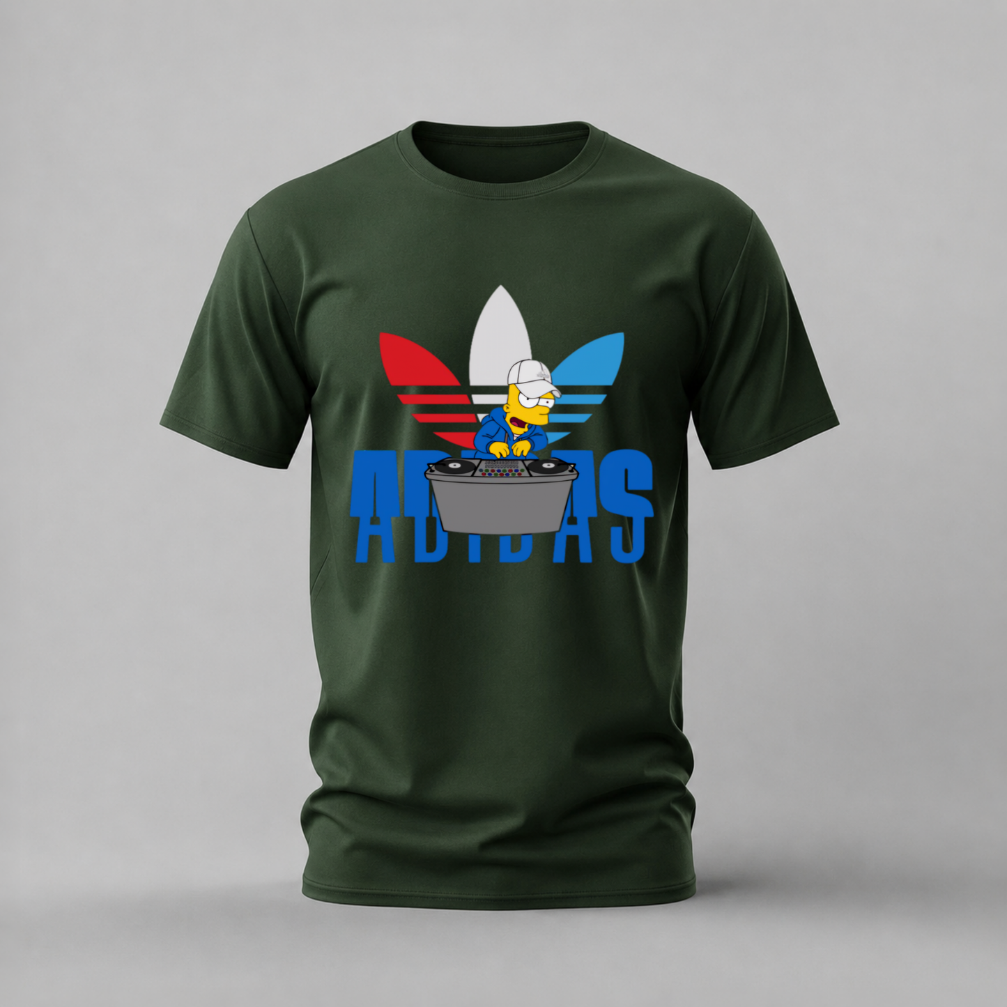 BART SIMPSON Adidas DJ Graphic T-Shirt