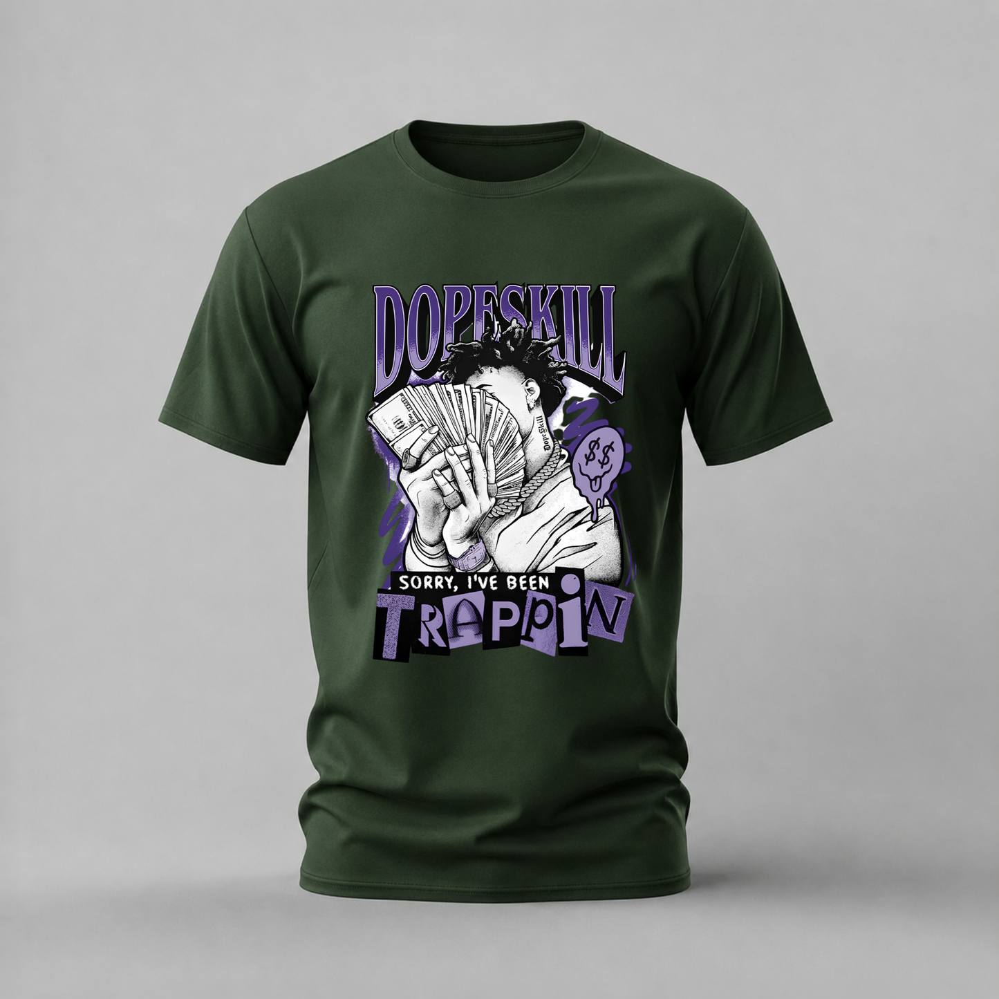DOPESKILL Trappin Graphic T-Shirt
