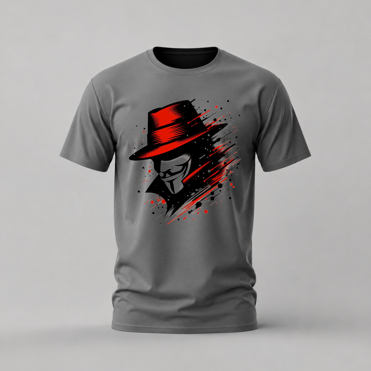 ANONYMOUS RED HAT Graphic T-Shirt