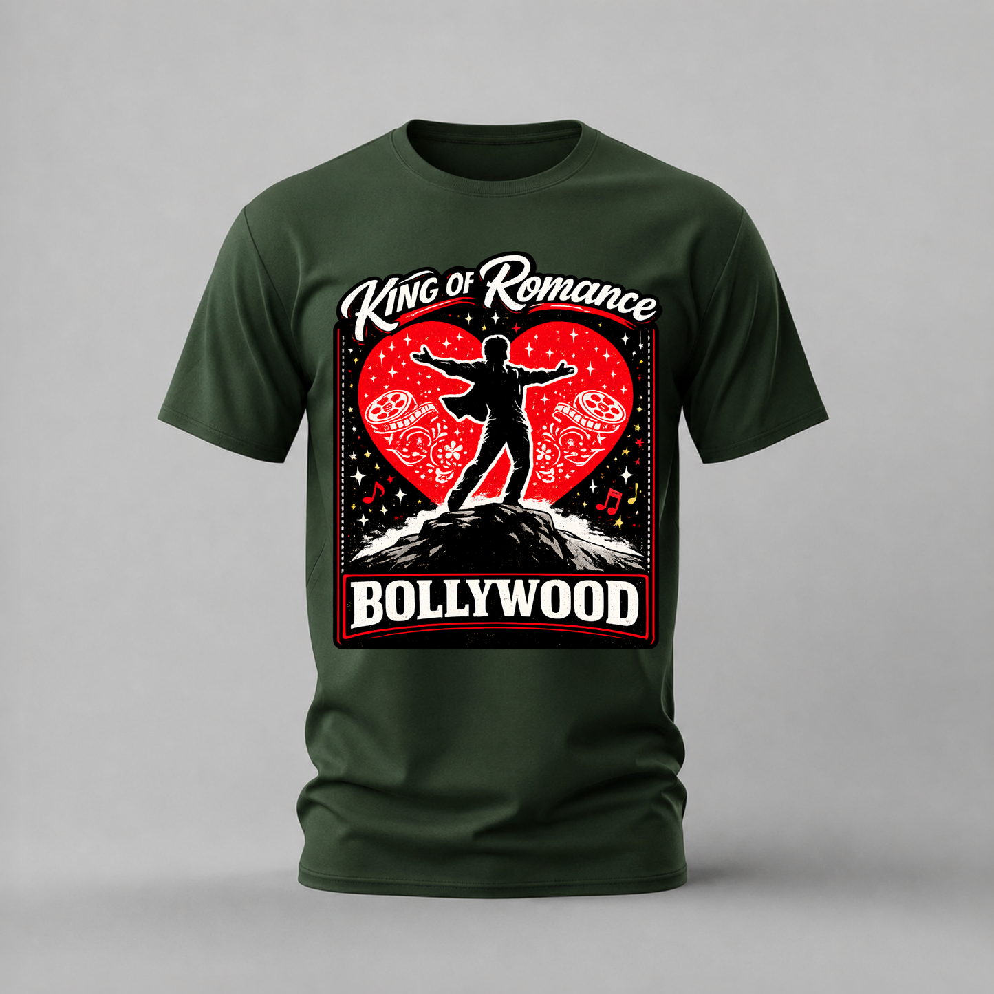 KING OF ROMANCE Bollywood Graphic T-Shirt