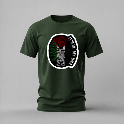 PALESTINE DNA Fingerprint Graphic T-Shirt